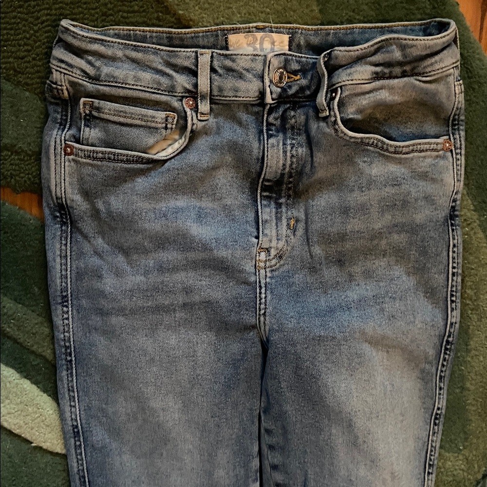 We the Free High Waisted Skinny Jeans Light Wash GUC 30 Stretchy